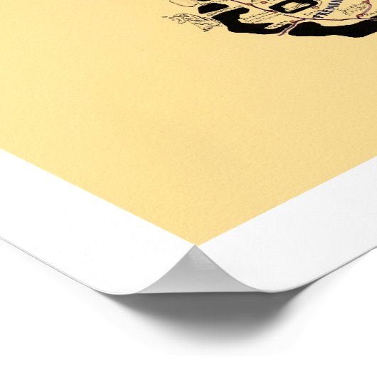 Iowa Railroad Map 1897 Poster (Hoek)