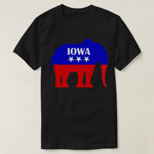 Iowa Republikeins TShirt (Design voorkant)