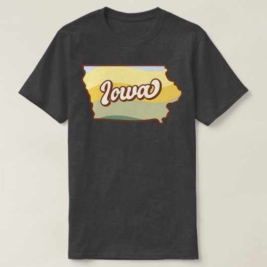 Iowa Retro TShirt (Design voorkant)