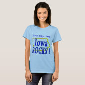 Iowa Rocks. T-shirt (Voorkant volledig)