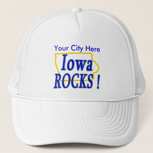 Iowa Rocks. Trucker Pet (Voorkant)