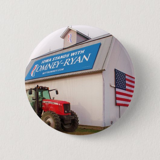 Iowa Romney-Ryan Button (Voorkant)