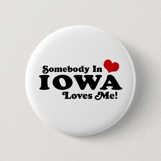 Iowa Ronde Button 5,7 Cm (Voorkant)