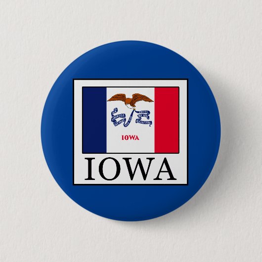 Iowa Ronde Button 5,7 Cm (Voorkant)