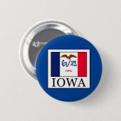 Iowa Ronde Button 5,7 Cm (Voorkant /achterkant)