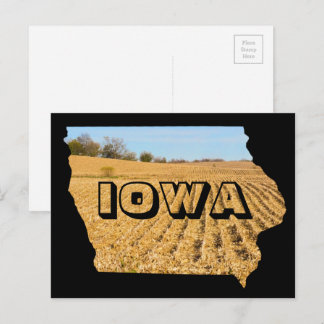 Iowa Schilderachtig Cornfield Natuur Fotografie re Briefkaart