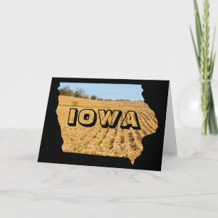 Iowa Schilderachtig Cornfield Natuur Fotografie re Kaart