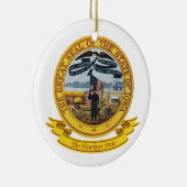 Iowa Seal Keramisch Ornament (Rechts)