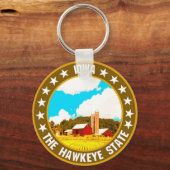 Iowa Sleutelhanger (Achterkant)
