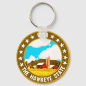 Iowa Sleutelhanger (Achterkant)