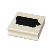 Iowa Solid Rubber Art Stamp Rubberstempel (Stempel)