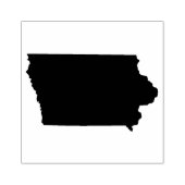 Iowa Solid Rubber Art Stamp Rubberstempel (Afrduk)