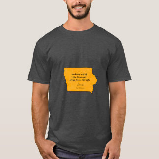 iowa song dar williams t-shirt