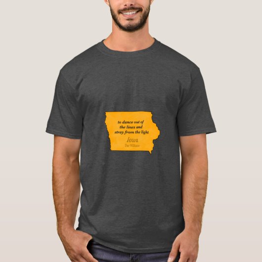 iowa song dar williams t-shirt (Voorkant)