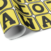 IOWA staat Iowan Hawkeye des Moines Cedar Rapids Cadeaupapier (Rol Hoek)