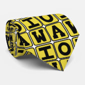 IOWA Staat Iowan Hawkeye Des Moines Cedar Rapids Stropdas (Opgerold)