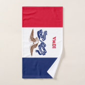 Iowa Staatsvlag Bad Handdoek (Handdoek)