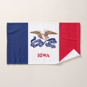 Iowa Staatsvlag Bad Handdoek (Handdoek)
