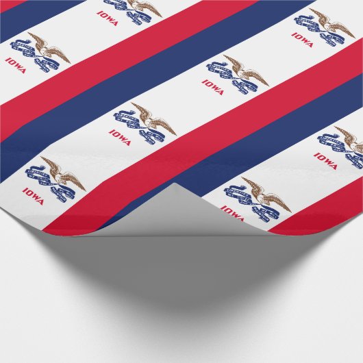 Iowa Staatsvlag Cadeaupapier (Hoek)