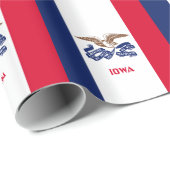 Iowa Staatsvlag Cadeaupapier (Rol Hoek)