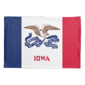 Iowa Staatsvlag Kussensloop (Achterkant)