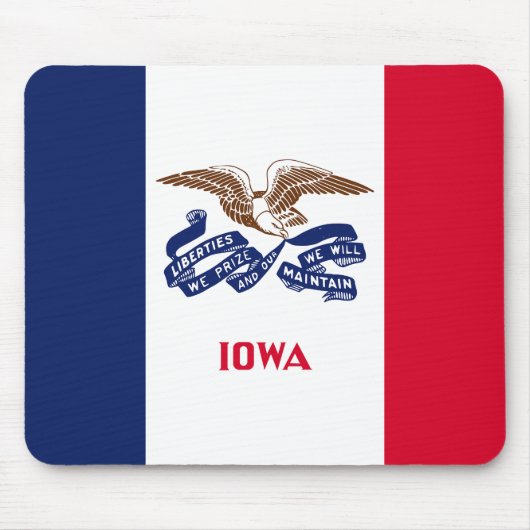 Iowa Staatsvlag Muismat (Voorkant)