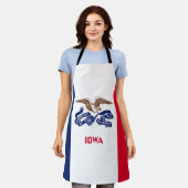Iowa Staatsvlag Schort (Gedragen)
