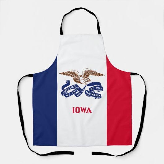 Iowa Staatsvlag Schort (Voorkant)