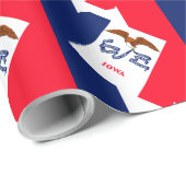 Iowa Staatsvlagontwerp Cadeaupapier (Rol Hoek)