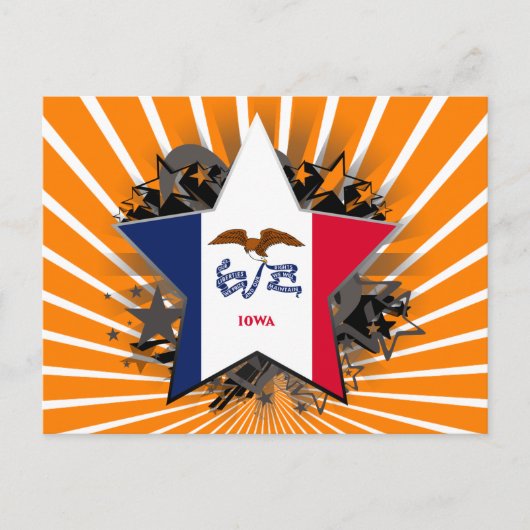 Iowa Star Briefkaart (Voorkant)