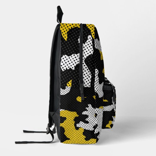 Iowa State Black Gold Bold Camo Pattern Bedrukte Rugzak (Links)