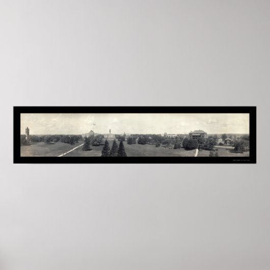 Iowa State Campus Ames Photo 1911 Poster (Voorkant)
