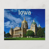 Iowa State Capitol Briefkaart (Voorkant)