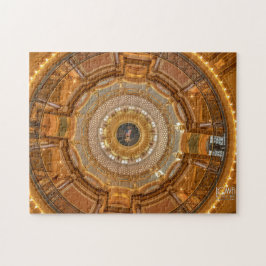 Iowa State Capitol Dome in Des Moines, Iowa. Legpuzzel