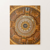 Iowa State Capitol Dome in Des Moines, Iowa. Legpuzzel (Verticaal)