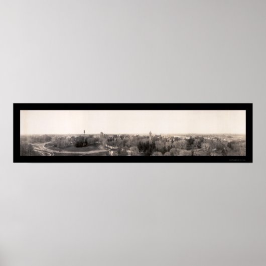 Iowa State College IA Foto 1913 Poster (Voorkant)