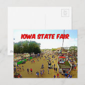 IOWA STATE FAIR BRIEFKAART (Voorkant / Achterkant)