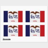 Iowa State Flag Sticker (Vel)