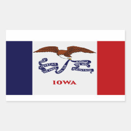 Iowa State Flag Sticker