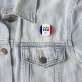 Iowa State Flag Verenigde Staten Ronde Button 3,2 Cm (In situ)