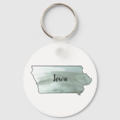 Iowa State Illustratie Sleutelhanger (Voorkant)