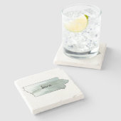 Iowa State Illustratie Stenen Onderzetter (Zijkant)