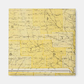 Iowa State Maps Magneet (Voorkant)