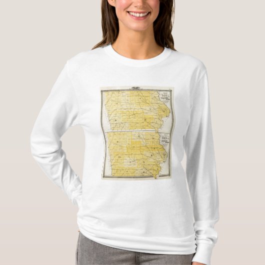 Iowa State Maps T-shirt (Voorkant)