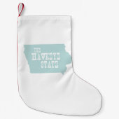 Iowa State Motto Slogan Kleine Kerstsok (Voorkant)