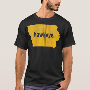 Iowa State Nickname Hawkeye [noodlijdend] Zip T-shirt