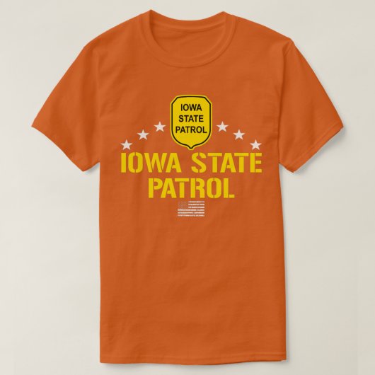 Iowa State Patrol  T-shirt (Design voorkant)