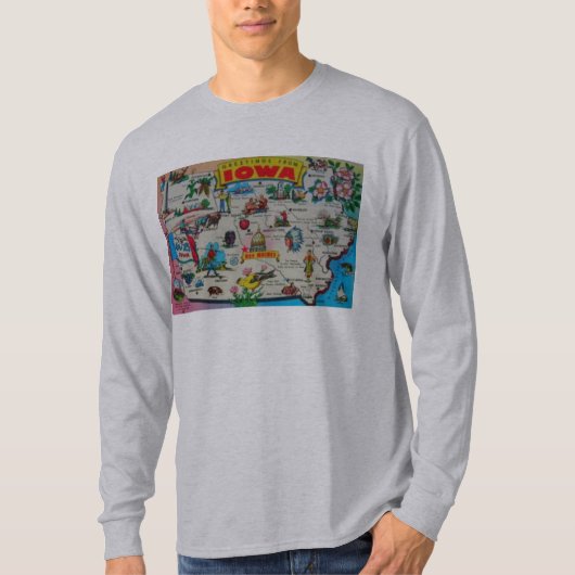 Iowa State Penny Briefkaart T-shirt (Voorkant)