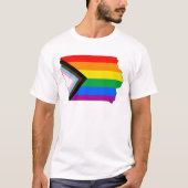 Iowa State Pride LGBTQ Progress Pride T-shirt (Voorkant)