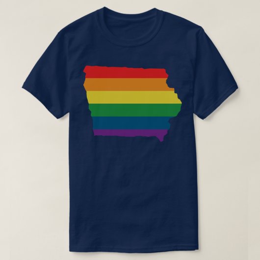Iowa State Rainbow Thirt 1 T-shirt (Design voorkant)